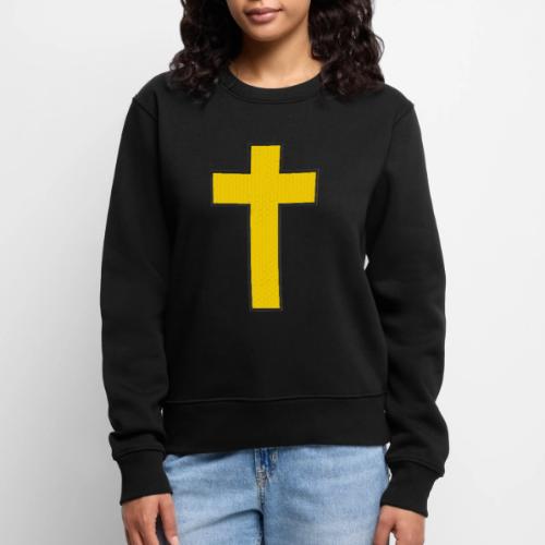 Kevlar Cross Shirt–Christian Strength and Protect - Women's Premium Slim Fit Sweatshirt