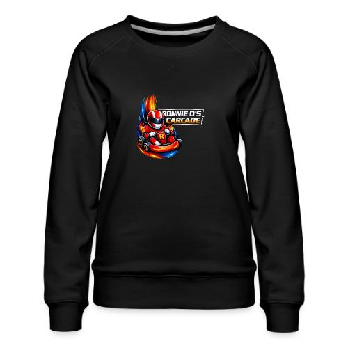 Carcadelogoracer1 - Women's Premium Slim Fit Sweatshirt