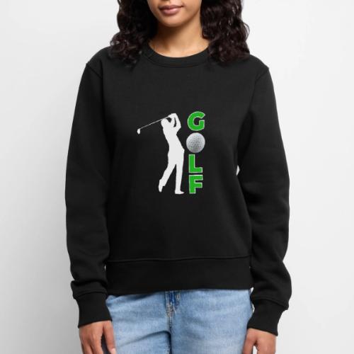 Golf: Classic Golf Motion - Women's Premium Slim Fit Sweatshirt