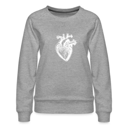 Heart - Women's Premium Slim Fit Sweatshirt