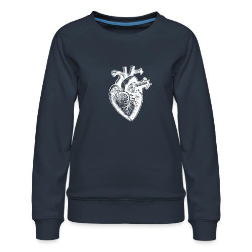 Heart - Women's Premium Slim Fit Sweatshirt