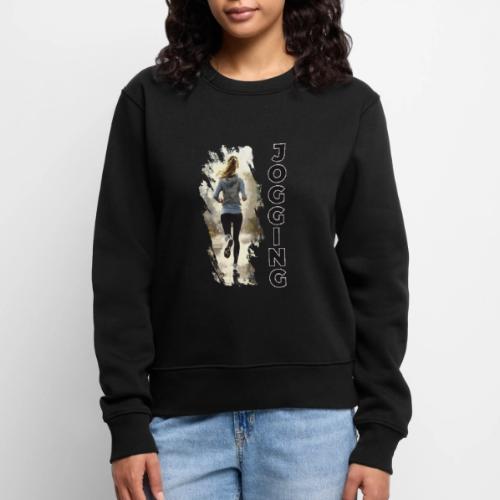 Jogging: Run into Motion - Women's Premium Slim Fit Sweatshirt