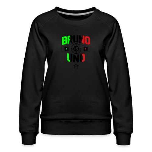 bruno uno_v - Women's Premium Slim Fit Sweatshirt