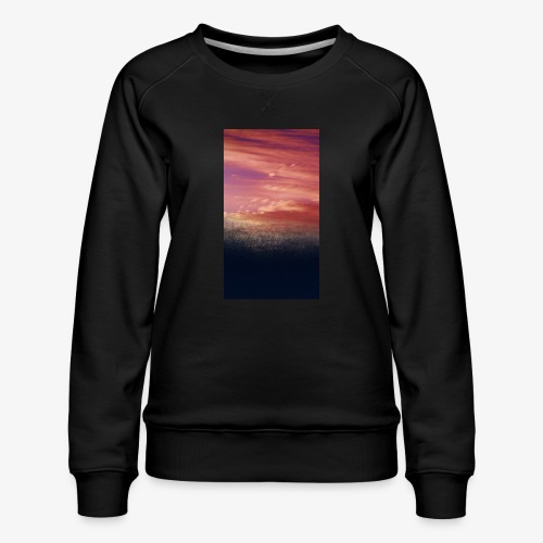 sunset - Women's Premium Slim Fit Sweatshirt
