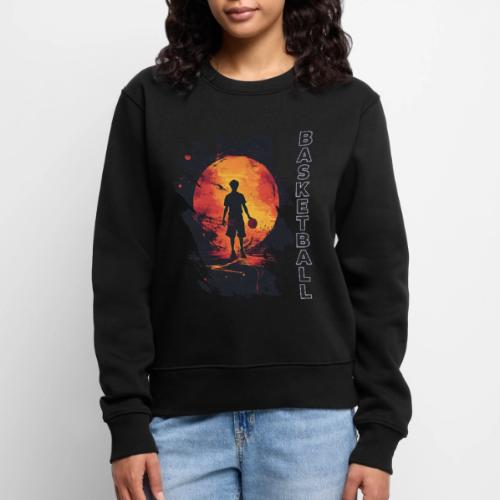 Basketball Blaze - Women's Premium Slim Fit Sweatshirt
