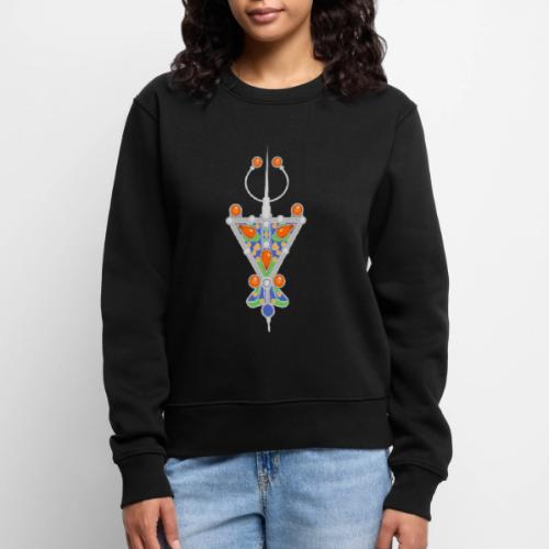 Amazigh: Tazerzit Heritage - Women's Premium Slim Fit Sweatshirt