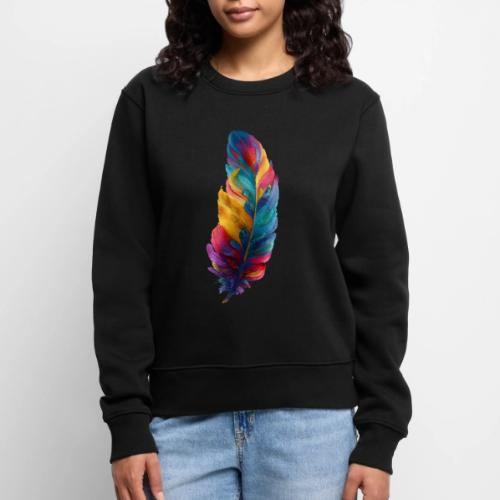 Spectrum Feather Flow - Women's Premium Slim Fit Sweatshirt