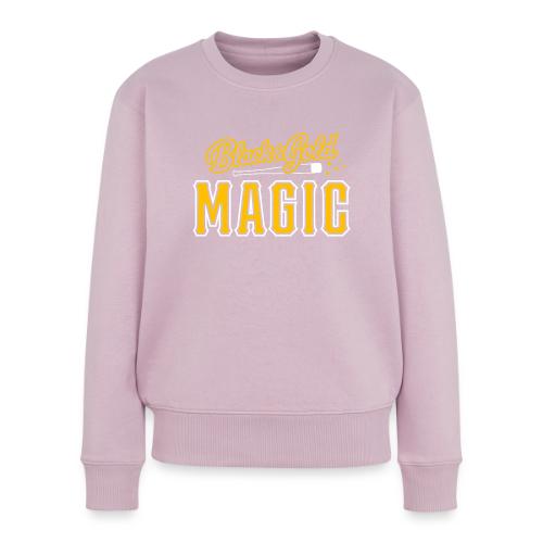 Black & Gold Magic - Women's Premium Slim Fit Sweatshirt