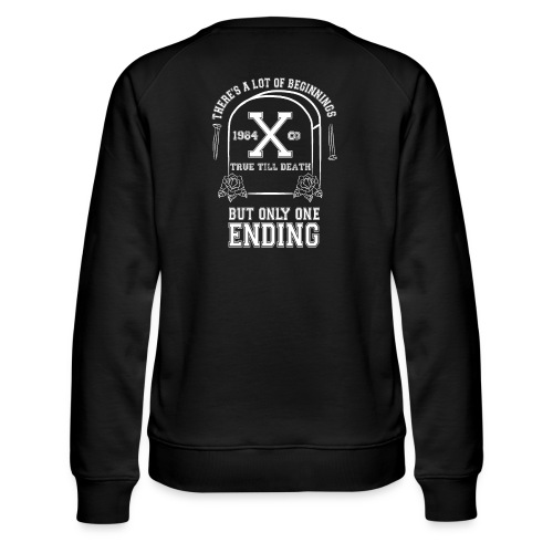 True Till Death Montreal SXE - Women's Premium Slim Fit Sweatshirt