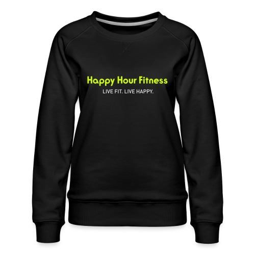HHF_logotypeandtag - Women's Premium Slim Fit Sweatshirt