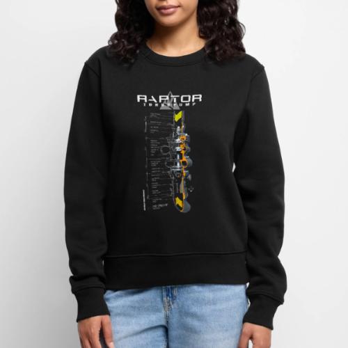 A Turbo Pump White - Women's Premium Slim Fit Sweatshirt