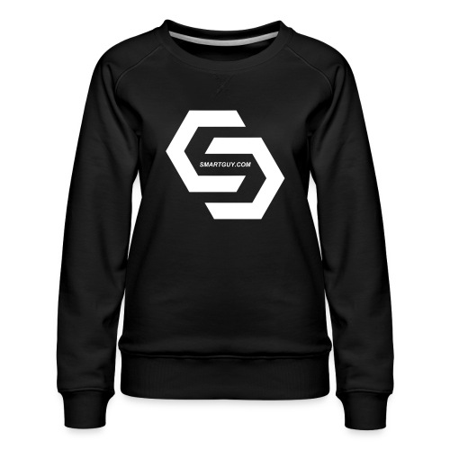 SmartGuy Logo - Women's Premium Slim Fit Sweatshirt
