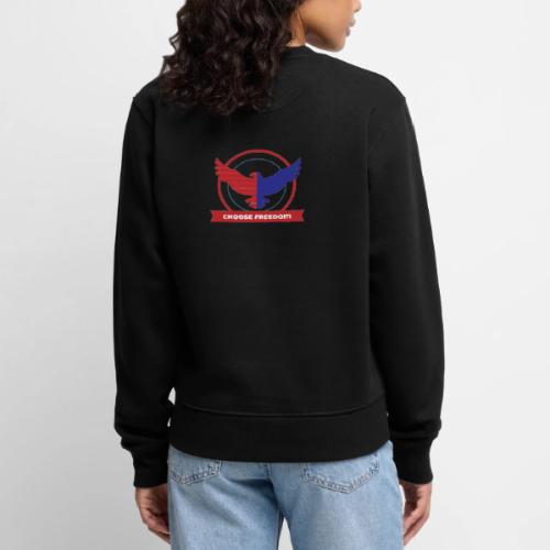 Choose Freedom Eagle Shirt2 - Women's Premium Slim Fit Sweatshirt