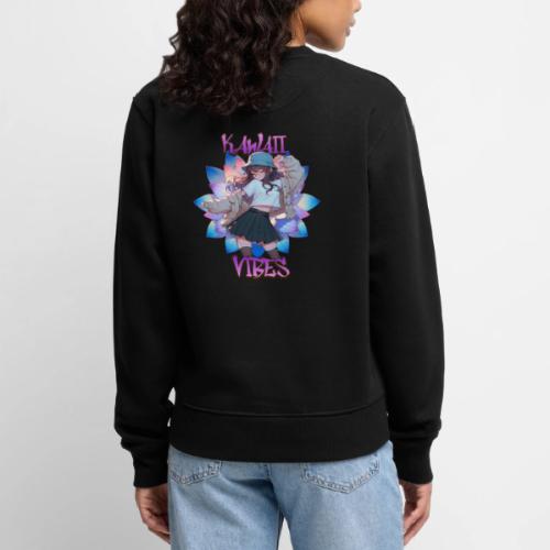 Kawaii Vibes - Women's Premium Slim Fit Sweatshirt