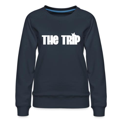 304435733 1052857740 Logo 2021 white - Women's Premium Slim Fit Sweatshirt