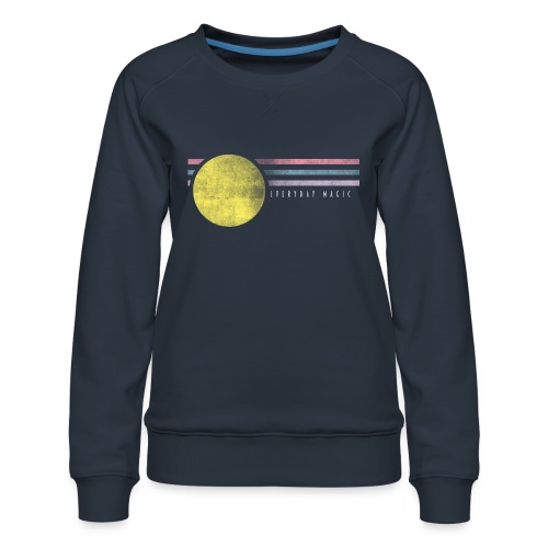 The Sun and Stripes - Faded - Women's Premium Slim Fit Sweatshirt