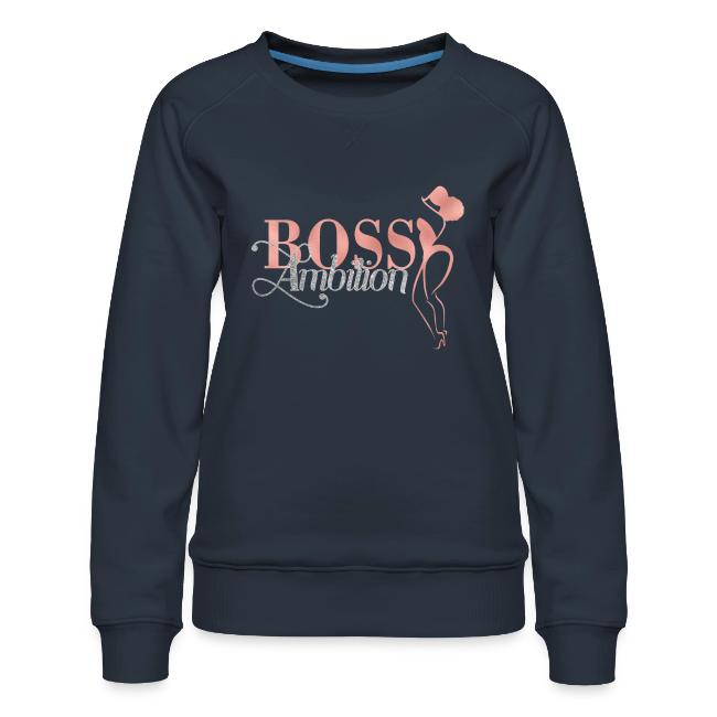 Women Boss Ambition Tshirt Glitter