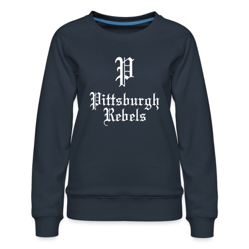 Pittsburgh Rebels - Women's Premium Slim Fit Sweatshirt