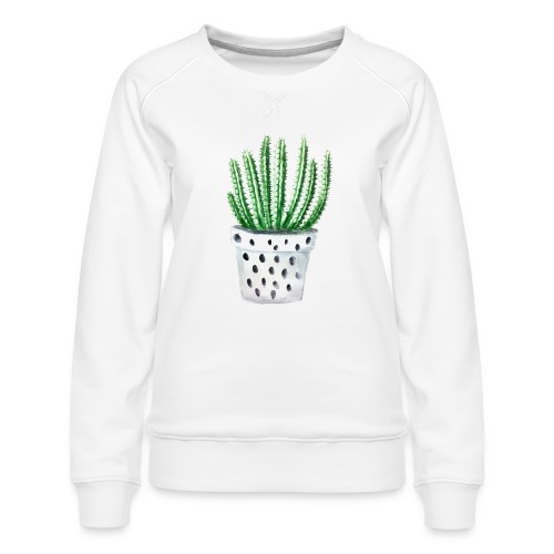 Cactus - Women's Premium Slim Fit Sweatshirt