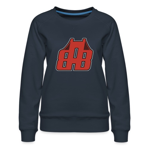 Bay Area Buggs Official Logo - Women's Premium Slim Fit Sweatshirt