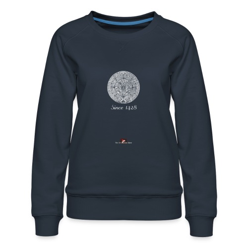 Since 1428 Aztec Design! - Women's Premium Slim Fit Sweatshirt