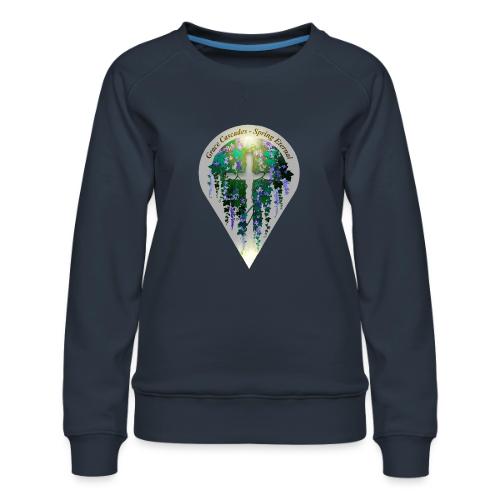 Easter Grace Cascades Vine T Shirt, Renewal Gift - Women's Premium Slim Fit Sweatshirt