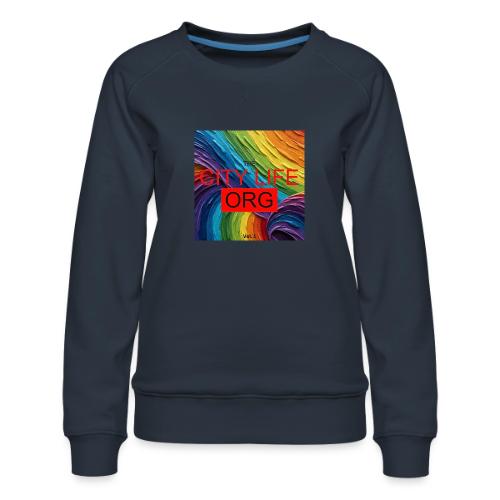 CIty Life Org Vol. 1 - Women's Premium Slim Fit Sweatshirt