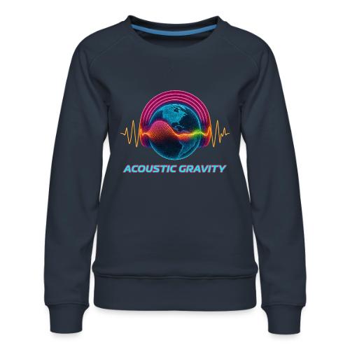Earth's Headphones - Women's Premium Slim Fit Sweatshirt