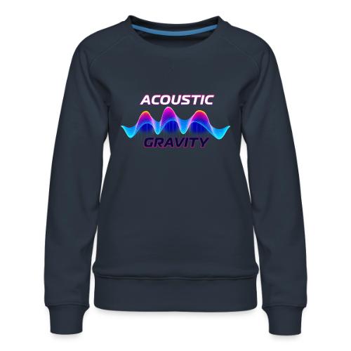Acoustic Gravity Wave - Women's Premium Slim Fit Sweatshirt