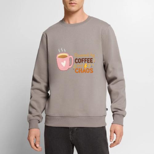 Powered by Coffee and Chaos - Men's Premium Sweatshirt