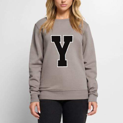Varsity Letter Y Collegiate Alphabet Art - Men's Premium Sweatshirt