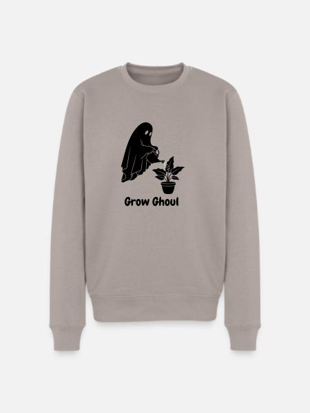 Grow Ghoul - Men's Premium Sweatshirt - taupe