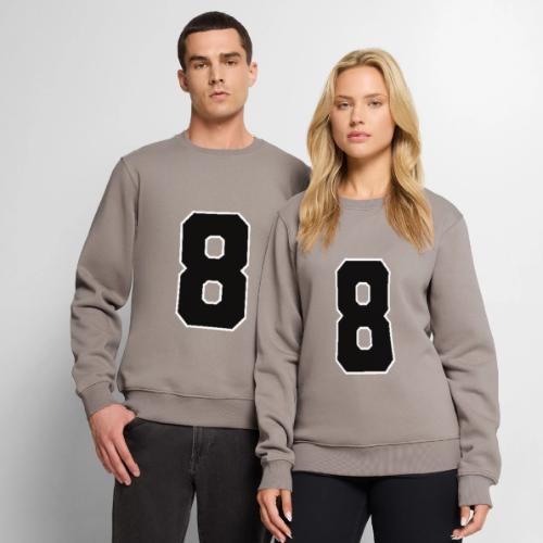 Varsity Number 8 College Style - Men's Premium Sweatshirt