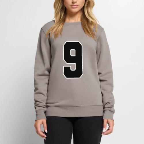 Varsity Number 9 Athletic Font - Men's Premium Sweatshirt