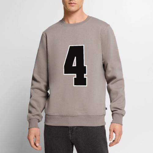 Varsity Number 4 College Style - Men's Premium Sweatshirt