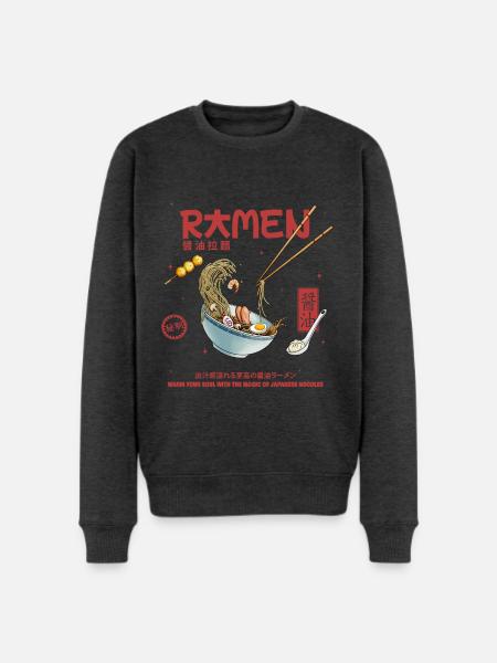 Ramen - Men's Premium Sweatshirt - heather anthracite