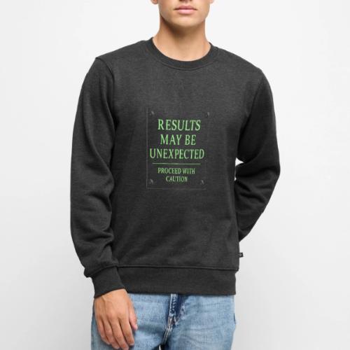 Results May Be Unexpected - Neon Green - Men's Premium Sweatshirt