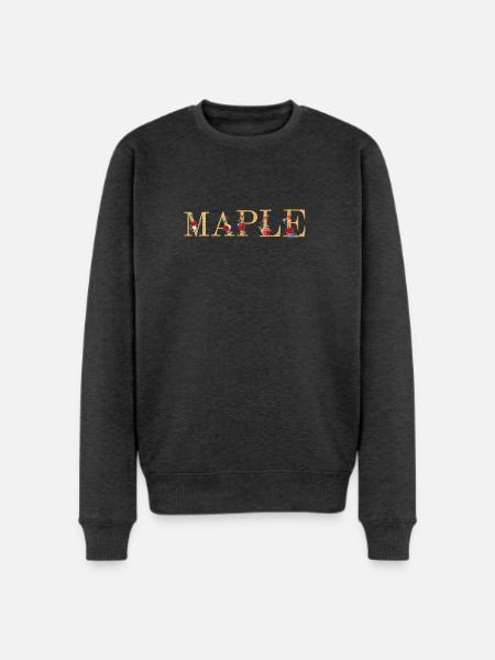 Maple - Men's Premium Sweatshirt - heather anthracite