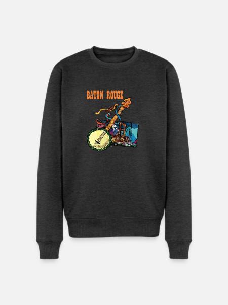 Baton Rouge - Men's Premium Sweatshirt - heather anthracite