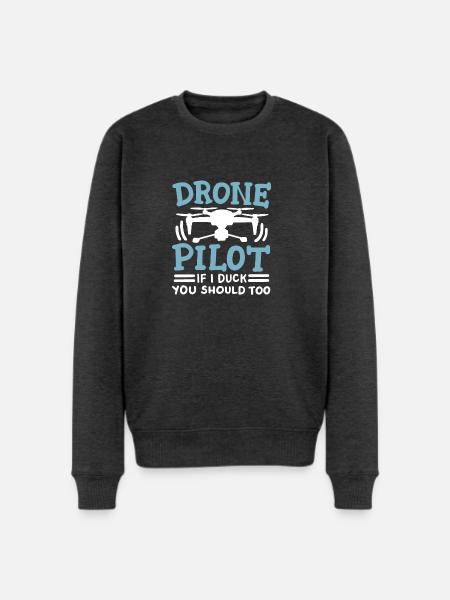 Drone Pilot - Men's Premium Sweatshirt - heather anthracite