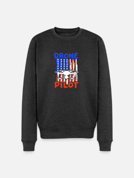 Drone Pilot - Men's Premium Sweatshirt - heather anthracite