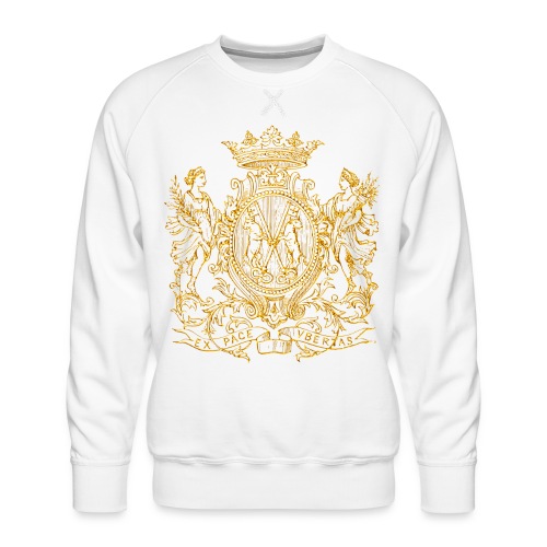peace and prosperity coat of arms - Men's Premium Sweatshirt