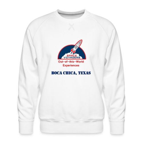 Space Voyagers - Boca Chica, Texas - Men's Premium Sweatshirt