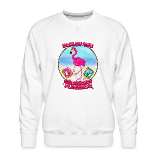 Emergency Flamingo - Men's Premium Sweatshirt