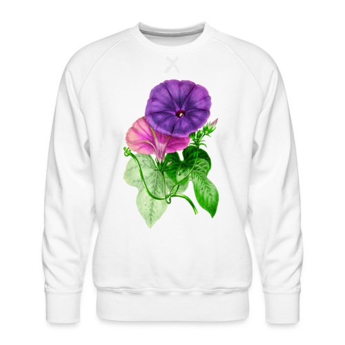 Vintage Mallow flower - Men's Premium Sweatshirt