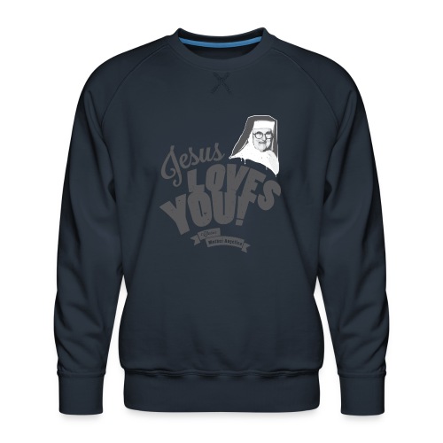 Classic Mother Angelica Dark - Men's Premium Sweatshirt