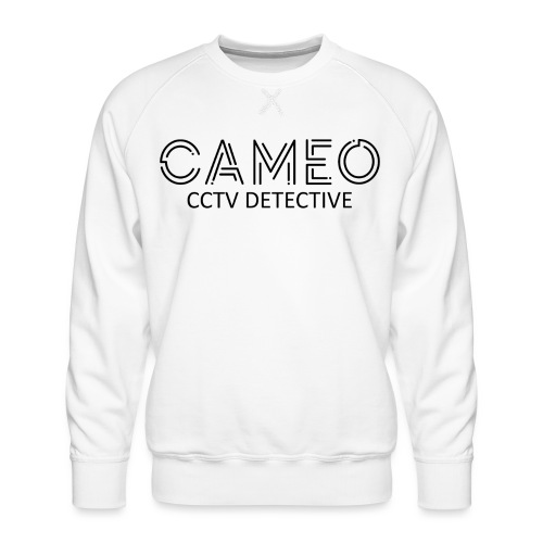 CAMEO CCTV Detective (Black Logo) - Men's Premium Sweatshirt