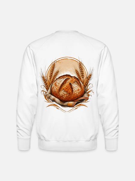Artisan Sourdough Baker Rusti - Men's Premium Sweatshirt - white
