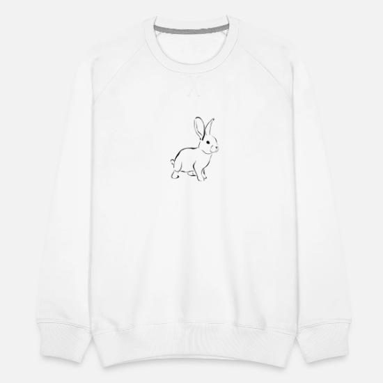 White Rabbit' Men's Premium Sweatshirt | Spreadshirt
