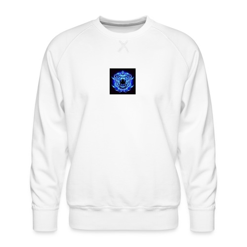 Blue Neon Tiger - Men's Premium Sweatshirt